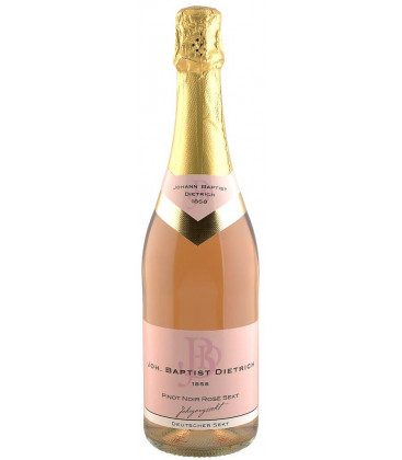 Joh. Baptist Dietrich Jahrgangssekt Pinot Noir Rosé extra-trocken Joh. Baptist Dietrich Jahrgangssekt Pinot Noir Rosé extra-trocken